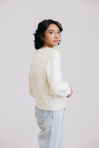 Picture of Full Sleeves Round Neck Cardigan Sweater - Available at Raja Sahib