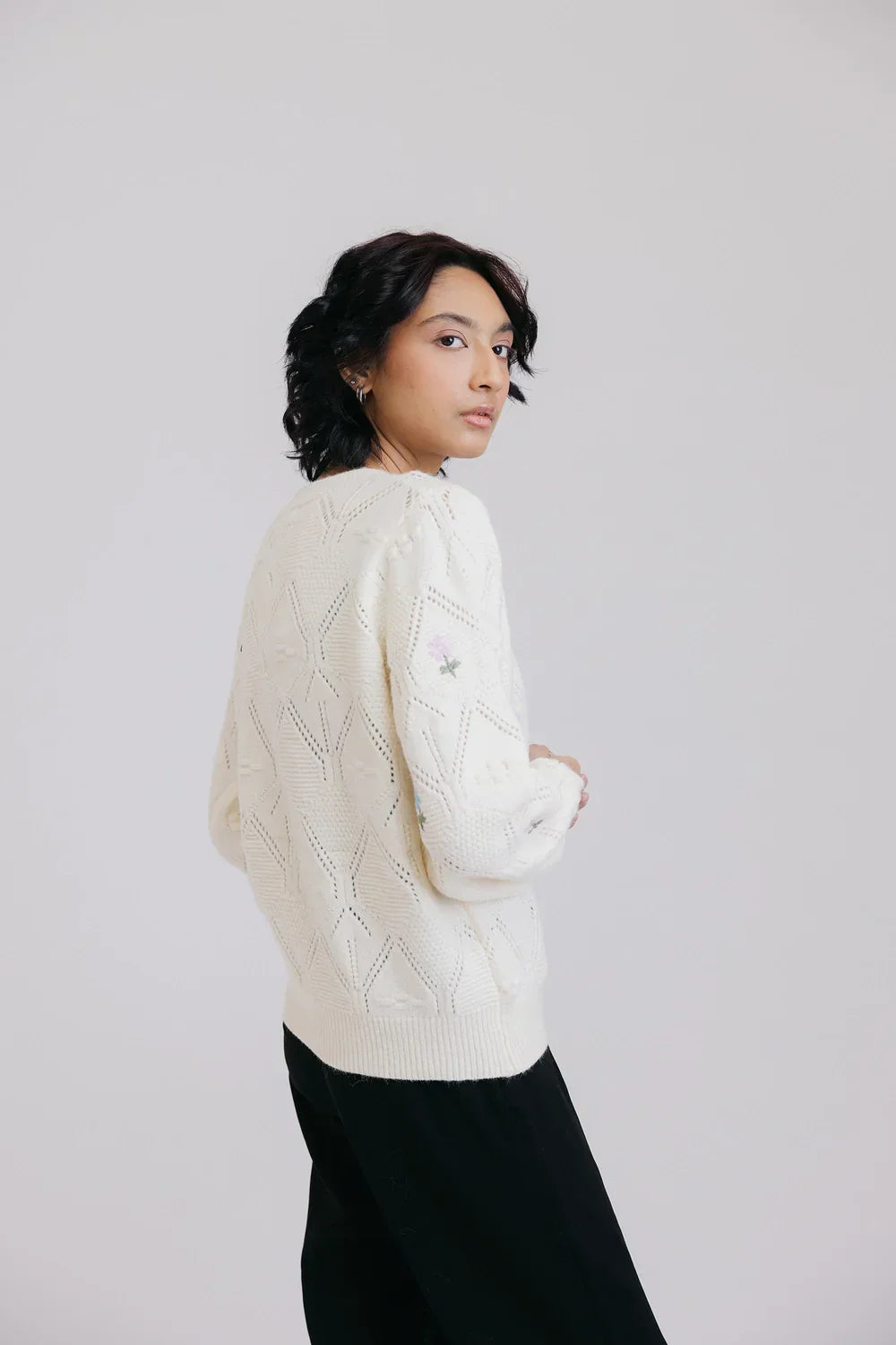 Picture of <!--baa-->Full Sleeves Round Neck Pullover Sweater - Available at Raja Sahib