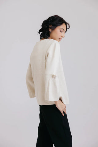 Picture of Full Sleeves Round Neck Cardigan Sweater - Available at Raja Sahib