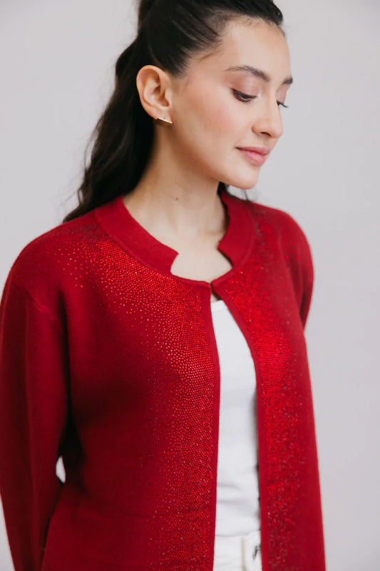 Shop Full Sleeves Round Neck Cardigan Sweater Online Now