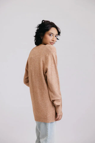 Picture of Full Sleeves V-Neck Cardigan Sweater - Available at Raja Sahib