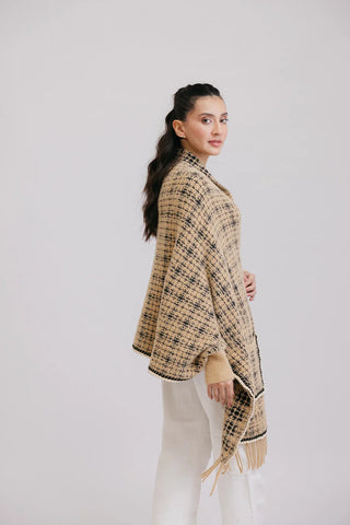 Picture of Fall Poncho Capes with Front Pockets - Available at Raja Sahib