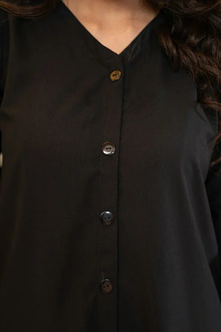 Picture of 1-PC Stitched Ladies Button-Down Shirt - Available at Raja Sahib