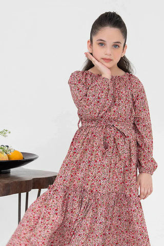 Picture of Western Georgette Dress - by Raja Sahib Kids