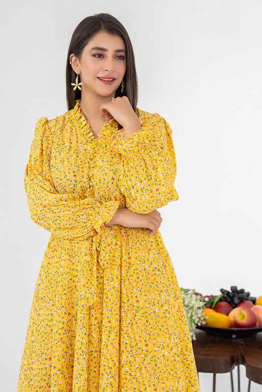 Ellena - Printed Lawn Maxi Dress