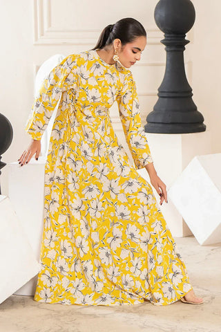 Picture of Printed Ladies Maxi Dress - Available at Raja Sahib