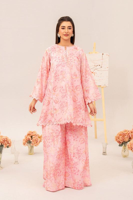 Ellena - 2-PC Stitched Printed Suit