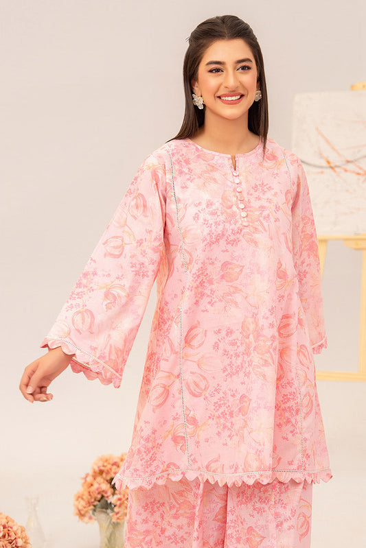2-PC Stitched Printed Suit