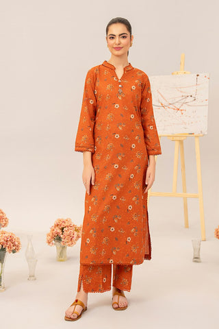 2-PC Stitched Embroidered Suit 