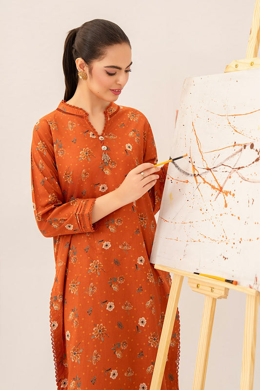 Ellena - 2-PC Stitched Embroidered Suit