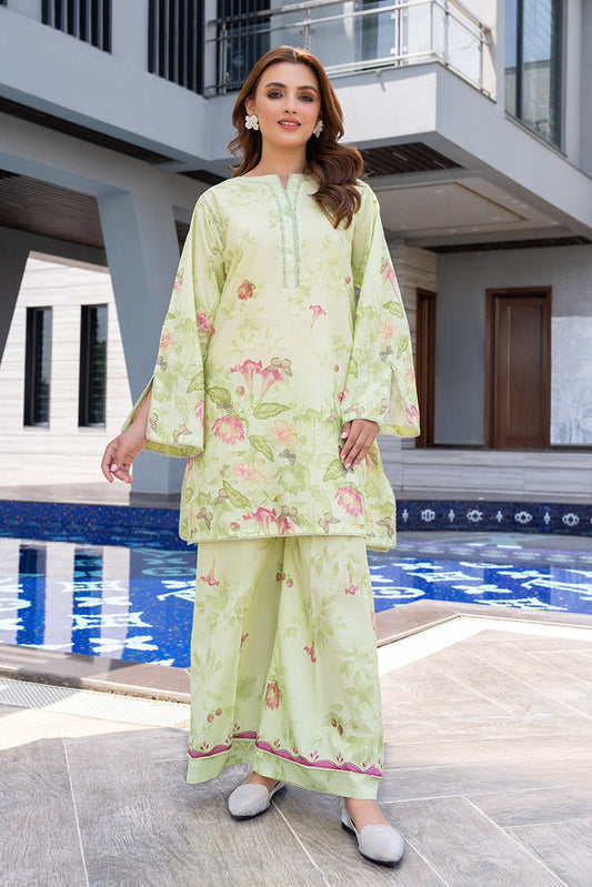 Ellena - 2PC Stitched Printed Suit