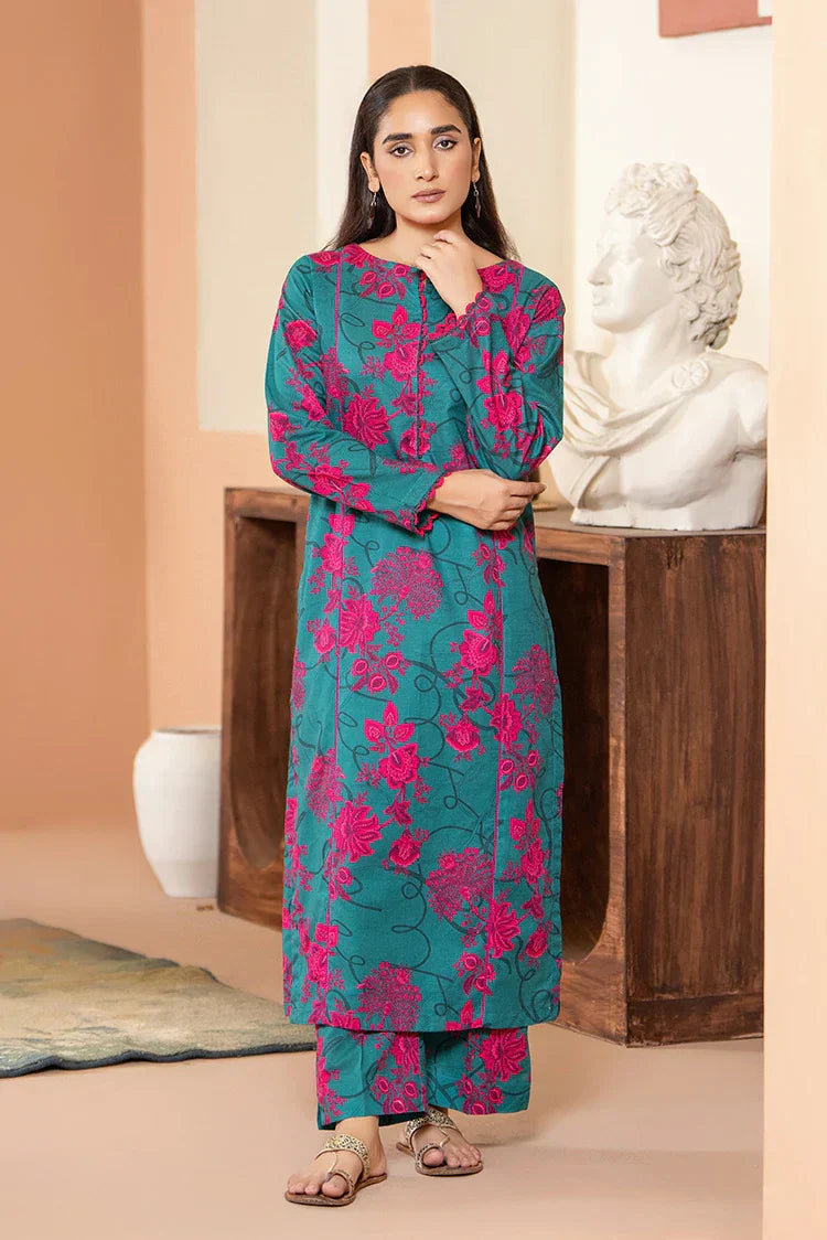 Picture of 2-PC Stitched Printed Suit - Available at Raja Sahib