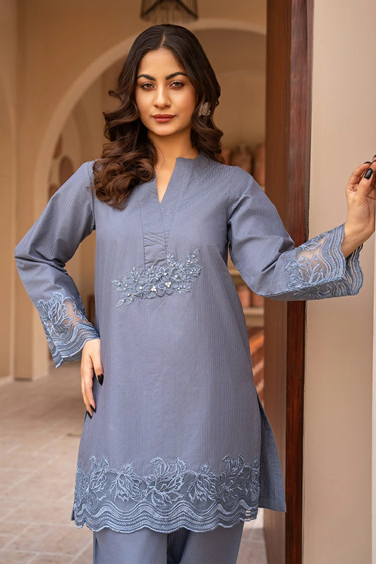 Picture of 2-PC Stitched Printed Suit - Available at Raja Sahib