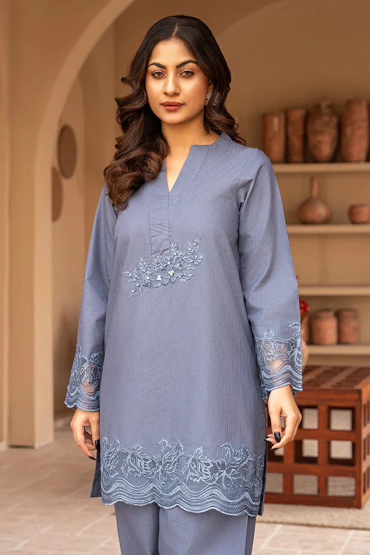 Picture of 2-PC Stitched Printed Suit - Available at Raja Sahib