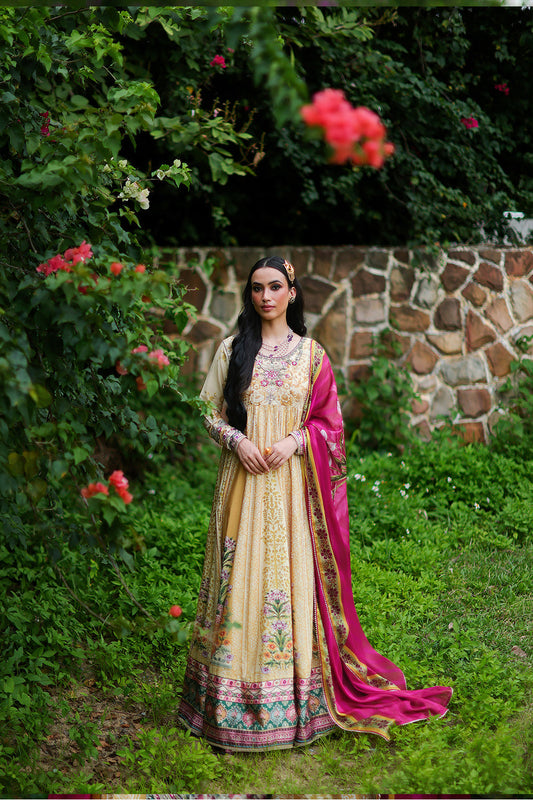 Picture of Saira Rizwan - Pishwas Collection - KESAR-02A - Available at Raja Sahib