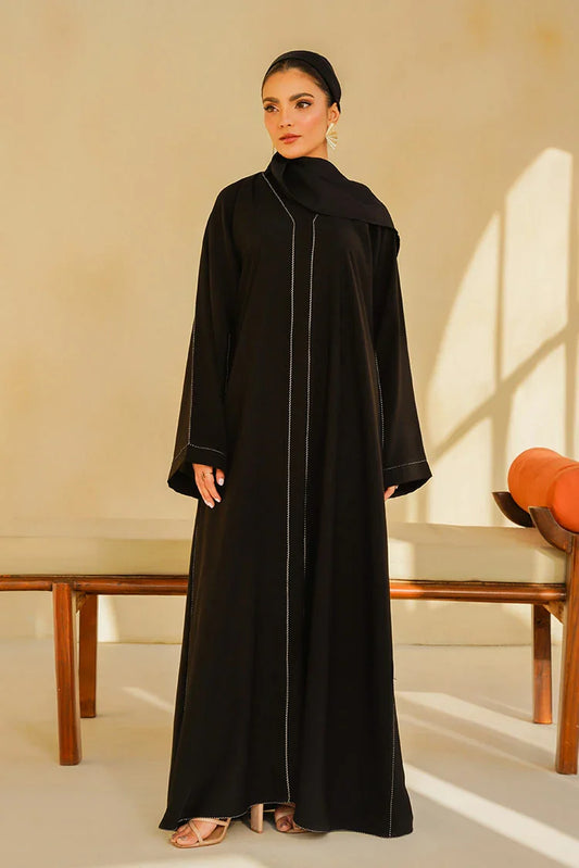 Divinely Crafted - Wahj Abaya Set - Buttoned Up