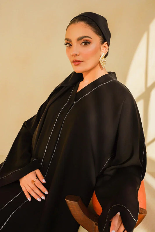 Divinely Crafted - Wahj Abaya - Buttoned Up
