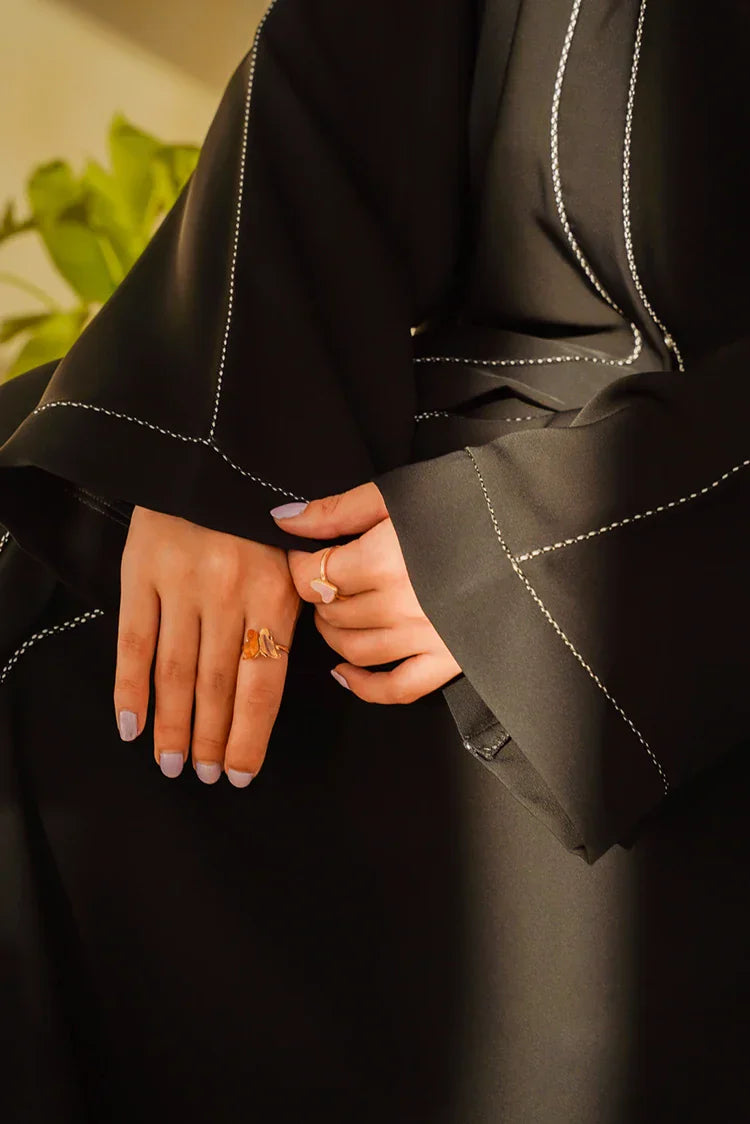 Divinely Crafted - Wahj Abaya - Buttoned Up
