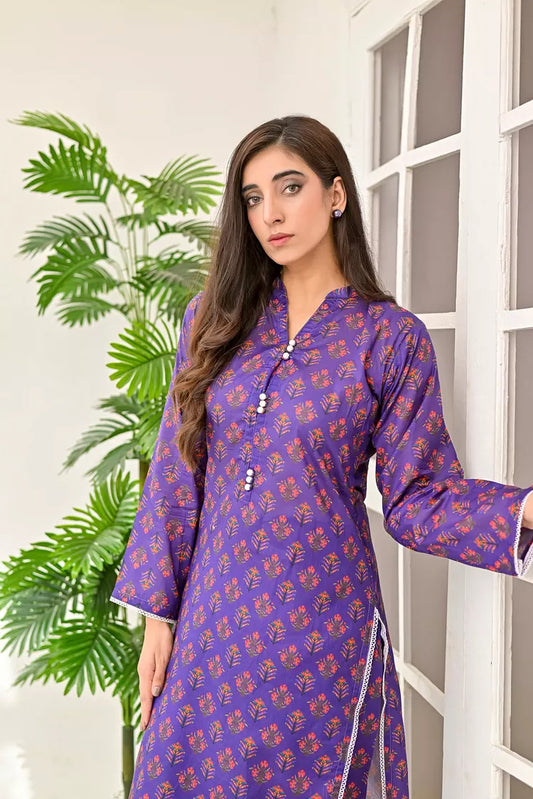 Silcot - Iris Charm - Printed Purple Set