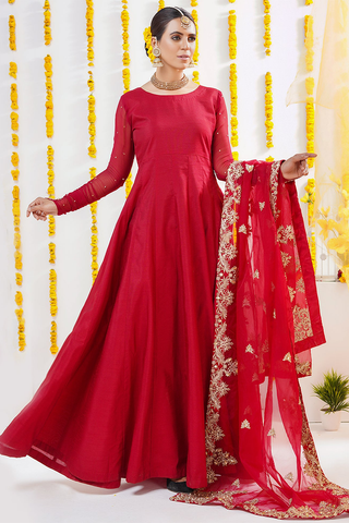 Kashish - Formals Luxury Pret - Red - 5951