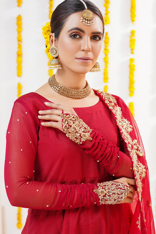 Picture of Kashish - Formals Luxury Pret - Red - 5951 - Available at Raja Sahib