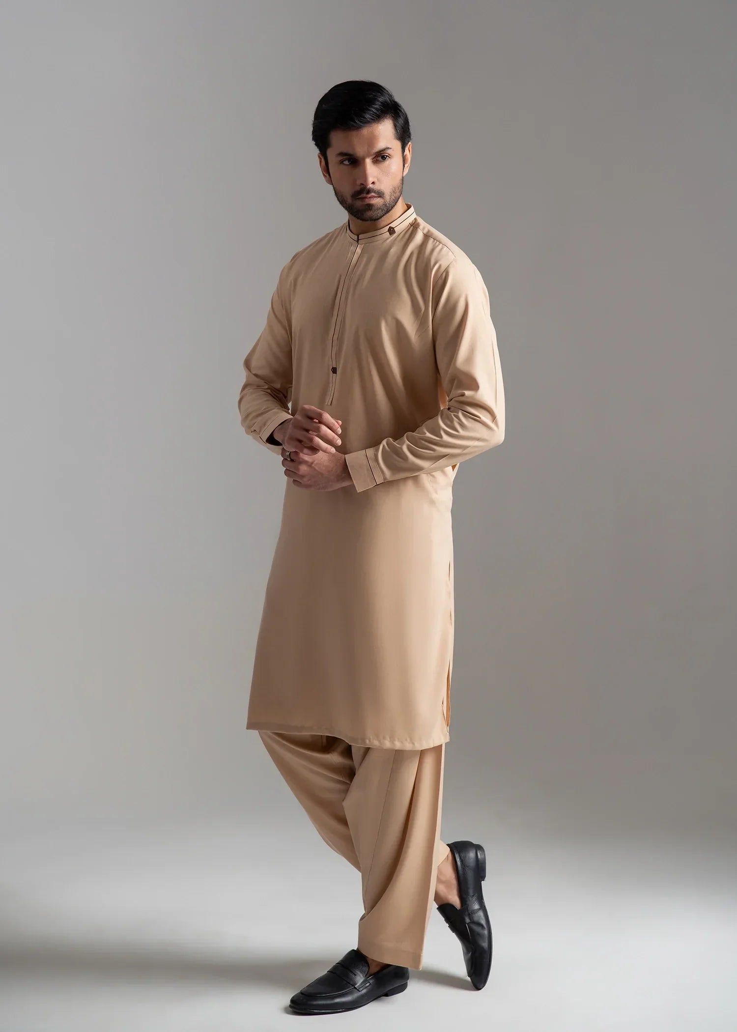 Picture of Wash & Wear | Skin Ban Shalwar Kameez - Available at Raja Sahib