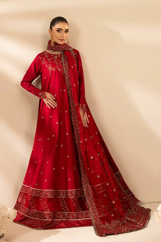 3-PC Stitched Embroidered Suit