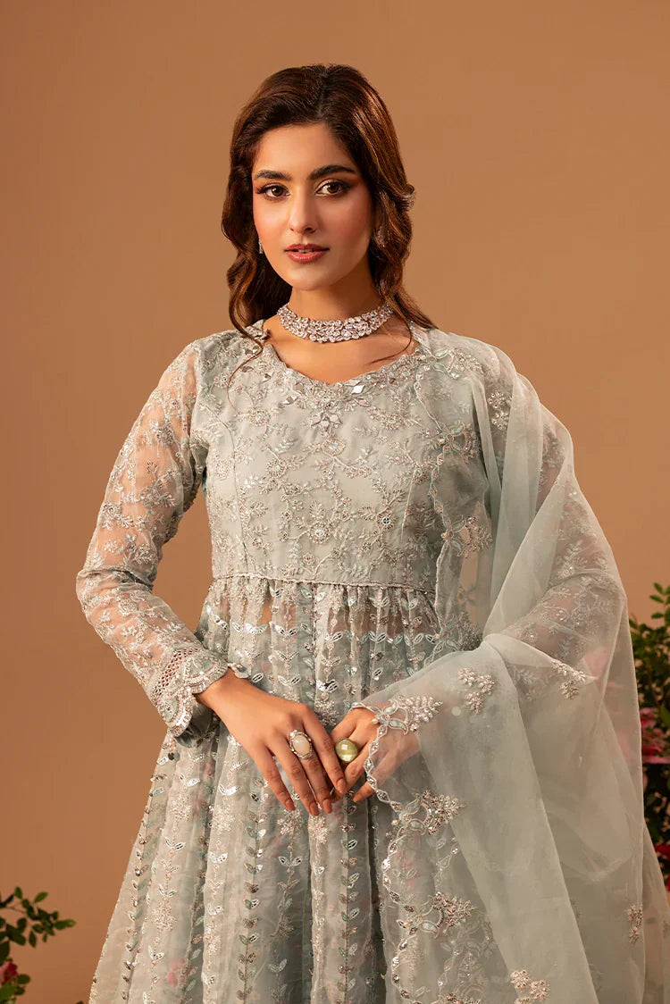 3-PC Stitched Embroidered Suit