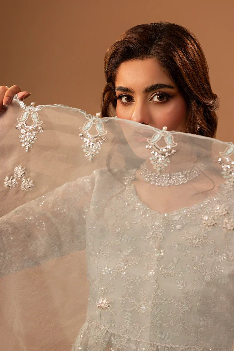 3-PC Stitched Embroidered Suit