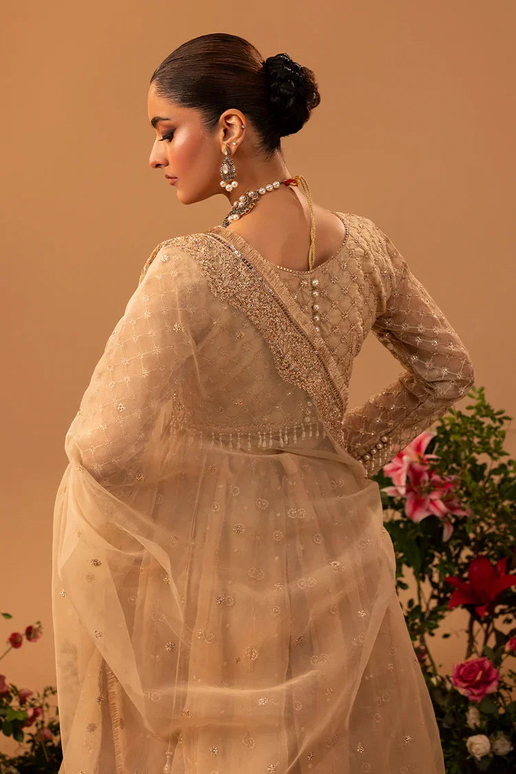 3-PC Stitched Embroidered Suit
