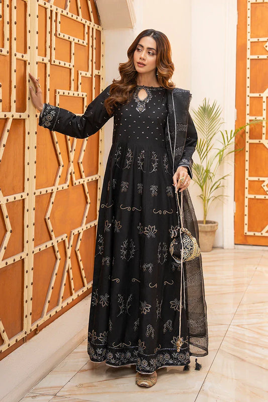 Picture of 3-PC Stitched Embroidered Suit - Available at Raja Sahib