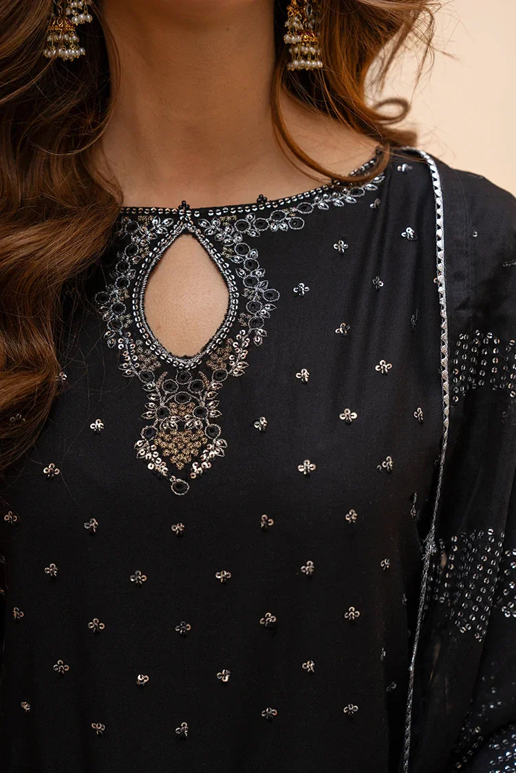 Picture of 3-PC Stitched Embroidered Suit - Available at Raja Sahib