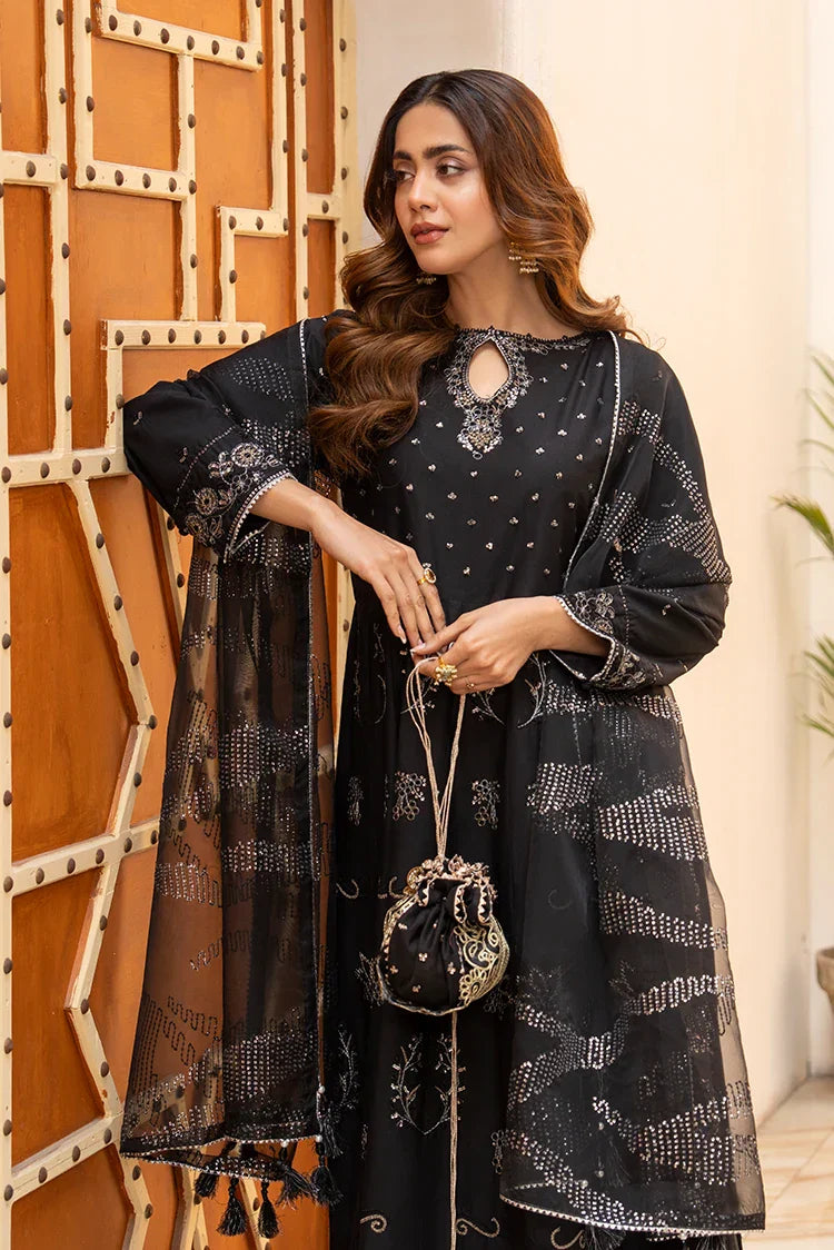 Picture of 3-PC Stitched Embroidered Suit - Available at Raja Sahib