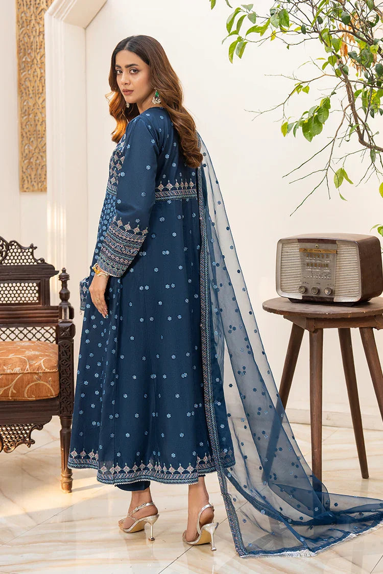 Picture of 3-PC Stitched Embroidered Suit - Available at Raja Sahib