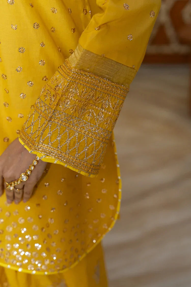 Picture of 3-PC Stitched Embroidered Suit - Available at Raja Sahib