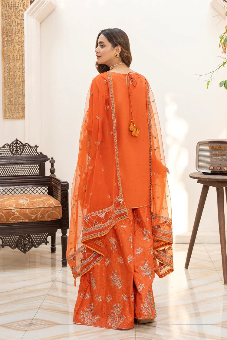Picture of 3-PC Stitched Embroidered Suit - Available at Raja Sahib