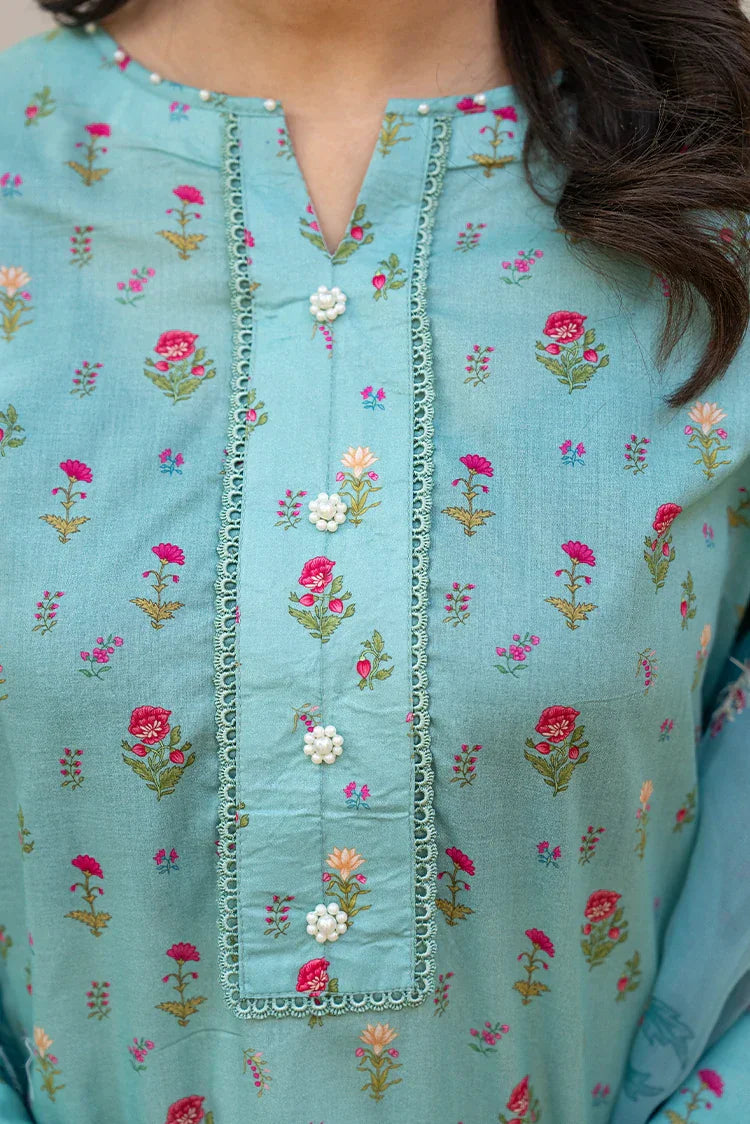 Picture of 3-PC Stitched Embroidered Suit - Available at Raja Sahib