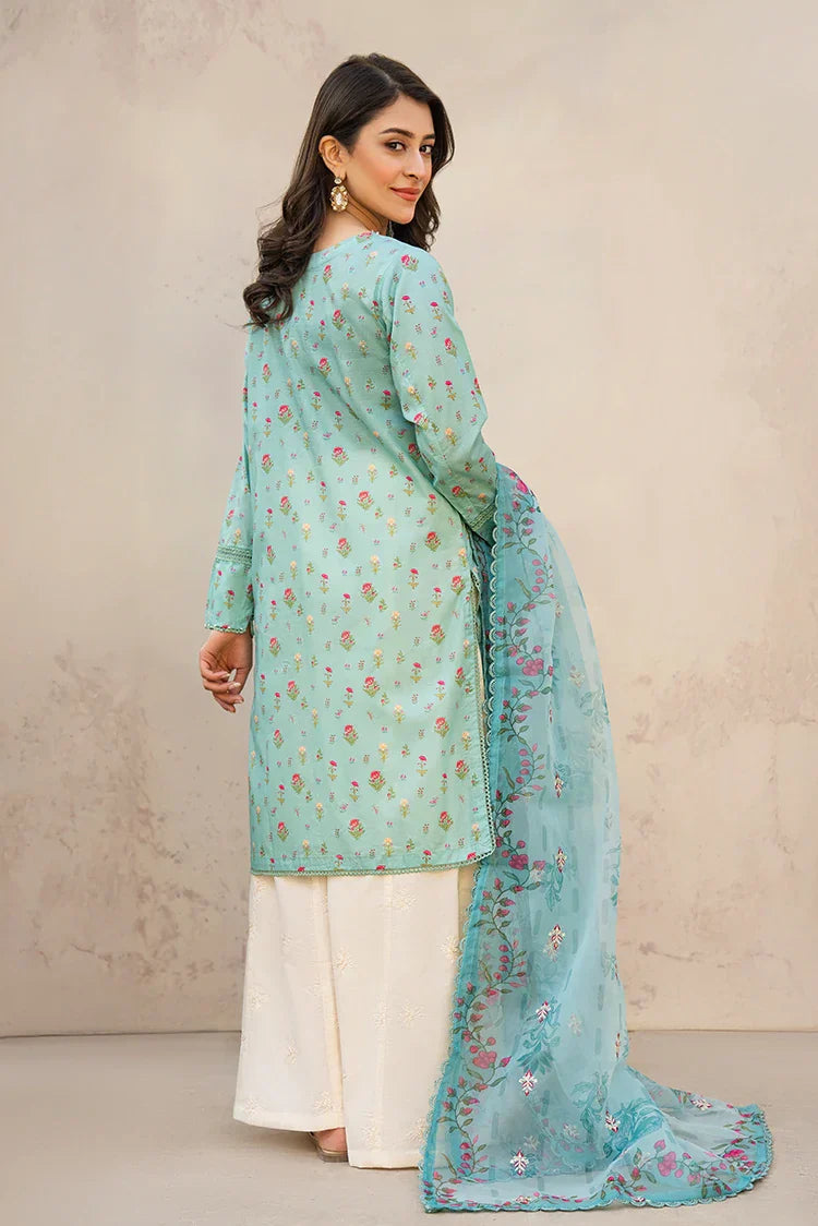 Picture of 3-PC Stitched Embroidered Suit - Available at Raja Sahib