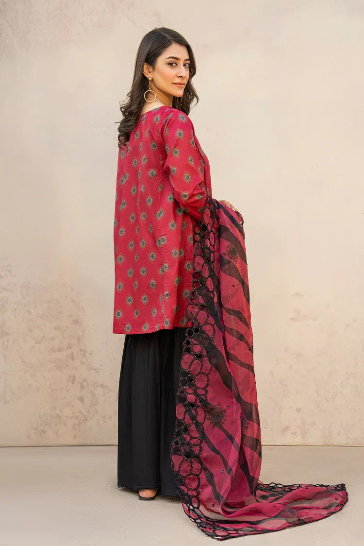 Picture of 3-PC Stitched Embroidered Suit - Available at Raja Sahib