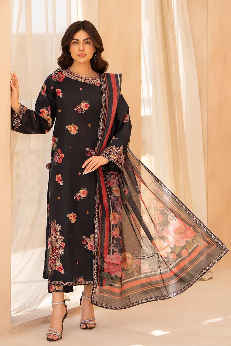 Picture of 3-PC Stitched Printed Suit - Available at Raja Sahib