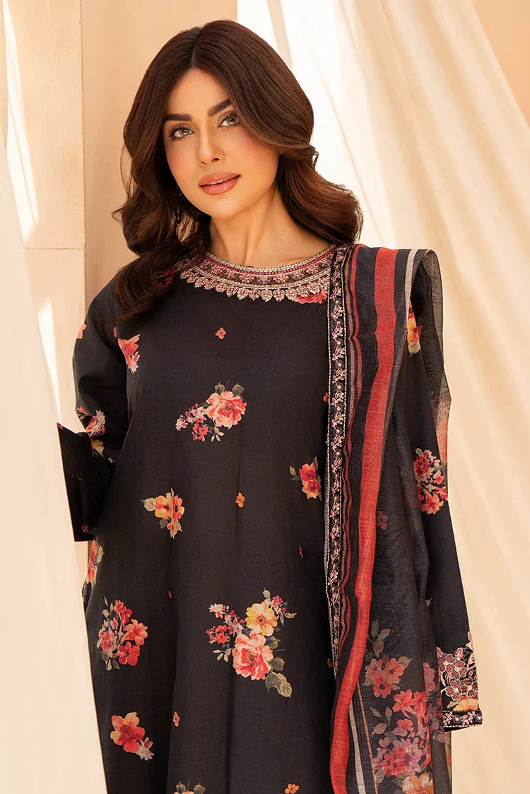 Picture of 3-PC Stitched Printed Suit - Available at Raja Sahib