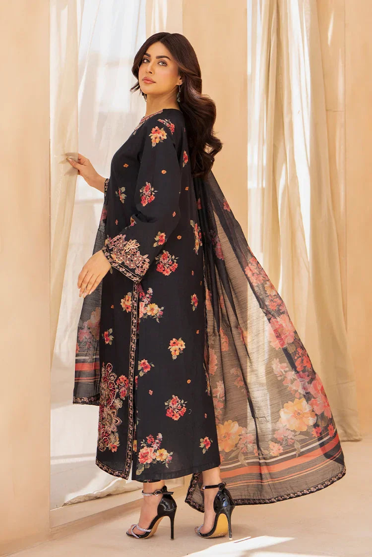 Picture of 3-PC Stitched Printed Suit - Available at Raja Sahib