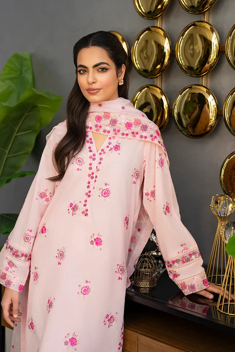 Picture of 3-PC Stitched Embroidered Suit - Available at Raja Sahib