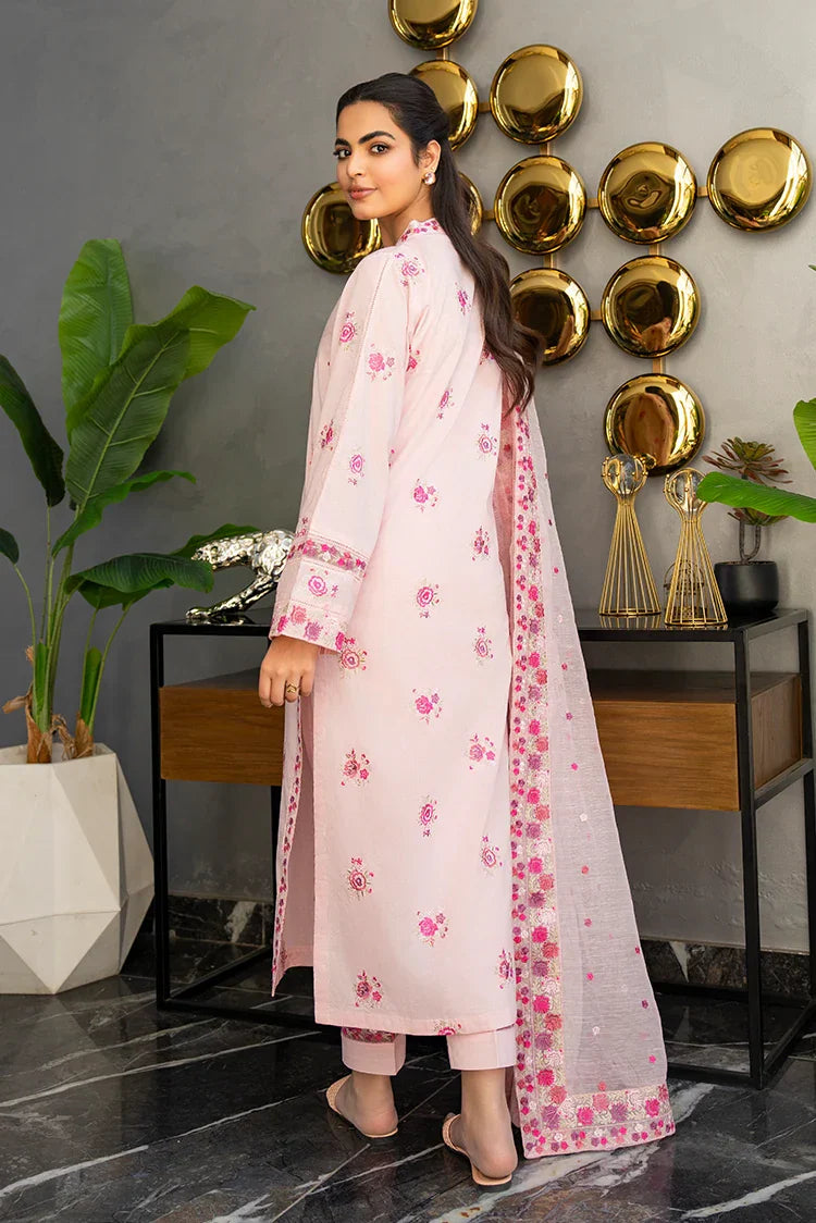 Picture of 3-PC Stitched Embroidered Suit - Available at Raja Sahib