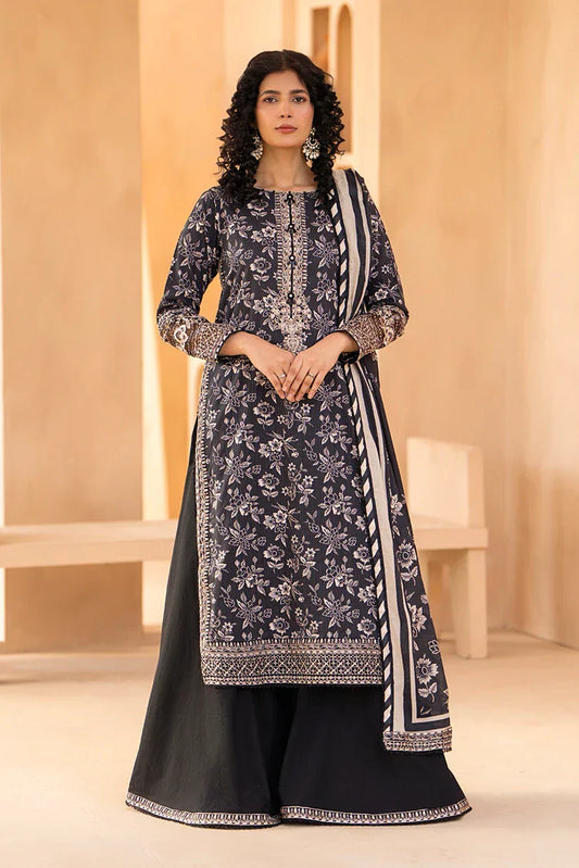 Picture of 3-PC Stitched Embroidered Suit - Available at Raja Sahib