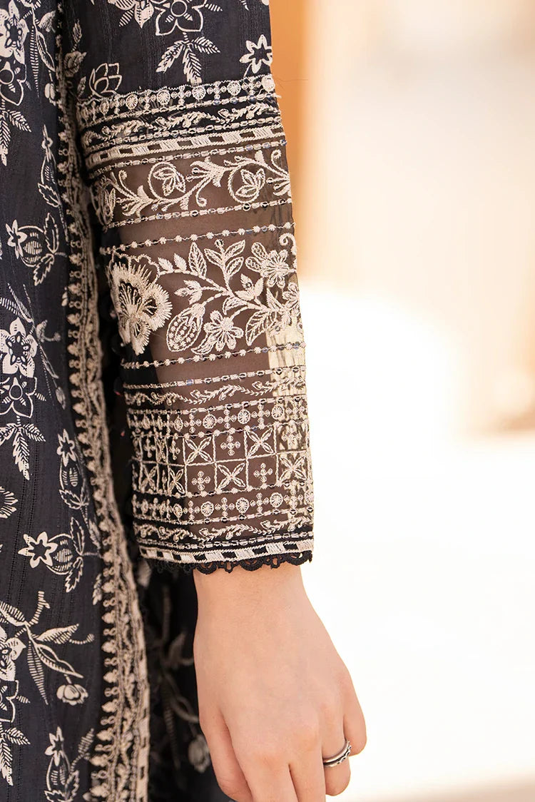 Picture of 3-PC Stitched Embroidered Suit - Available at Raja Sahib