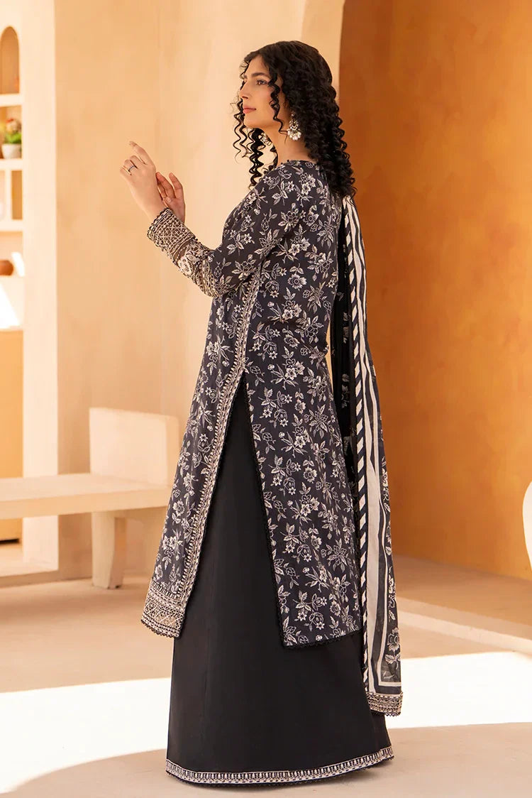 Picture of 3-PC Stitched Embroidered Suit - Available at Raja Sahib
