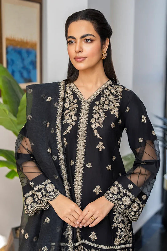 Picture of 3-PC Stitched Embroidered Suit - Available at Raja Sahib