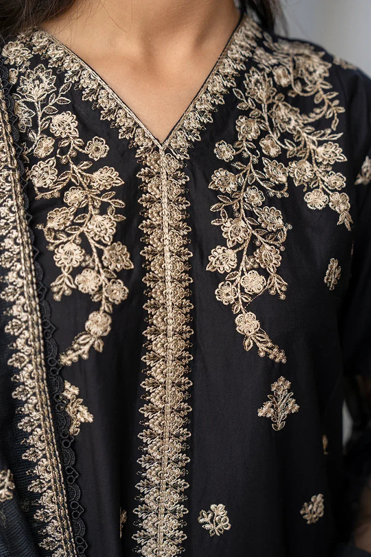 Picture of 3-PC Stitched Embroidered Suit - Available at Raja Sahib