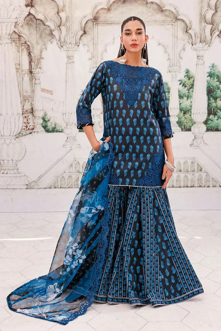 Picture of 3-PC Stitched Embroidered Suit - Available at Raja Sahib